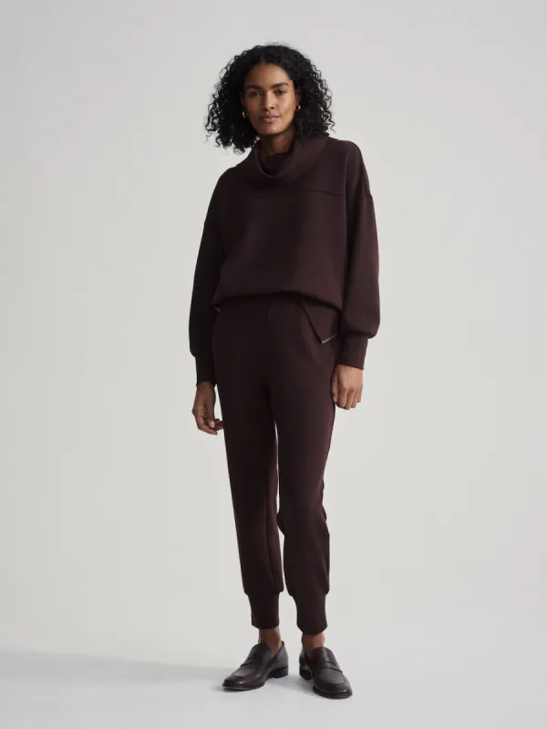 Varley Slim Cuff Pant 27.5 - Coffee Bean sold by Boutique with Grace