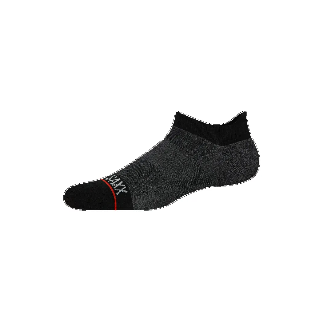 Saxx Whole Package Ankle Sock - Black Heather sold by Boutique with Grace product image thumbnail 2