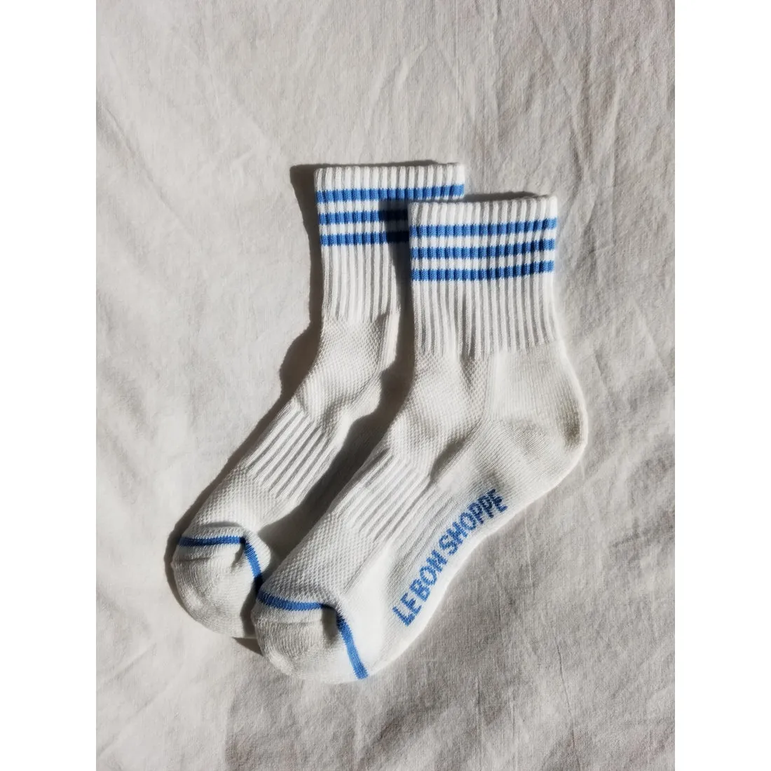 Le Bon Shoppe Girlfriend Socks - Ivory sold by Boutique with Grace