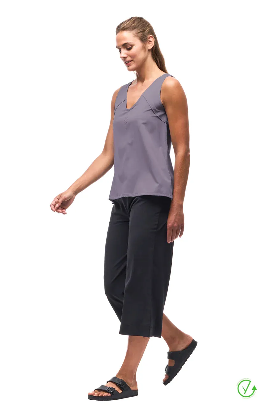 Indyeva Halka Sleeveless Shirt - Fig sold by Boutique with Grace product image thumbnail 2