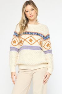 Entro Nordic Knit - Ivory sold by Boutique with Grace