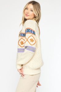 Entro Nordic Knit - Ivory sold by Boutique with Grace