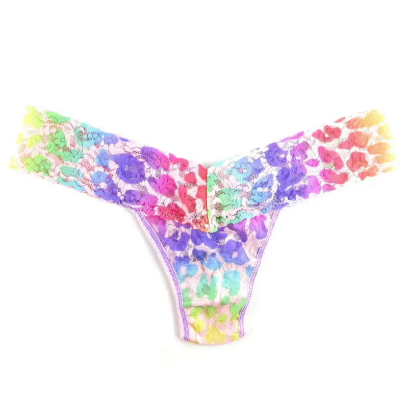 Hanky Panky Low Rise Print Thong - Pride Leopard made by Boutique with Grace