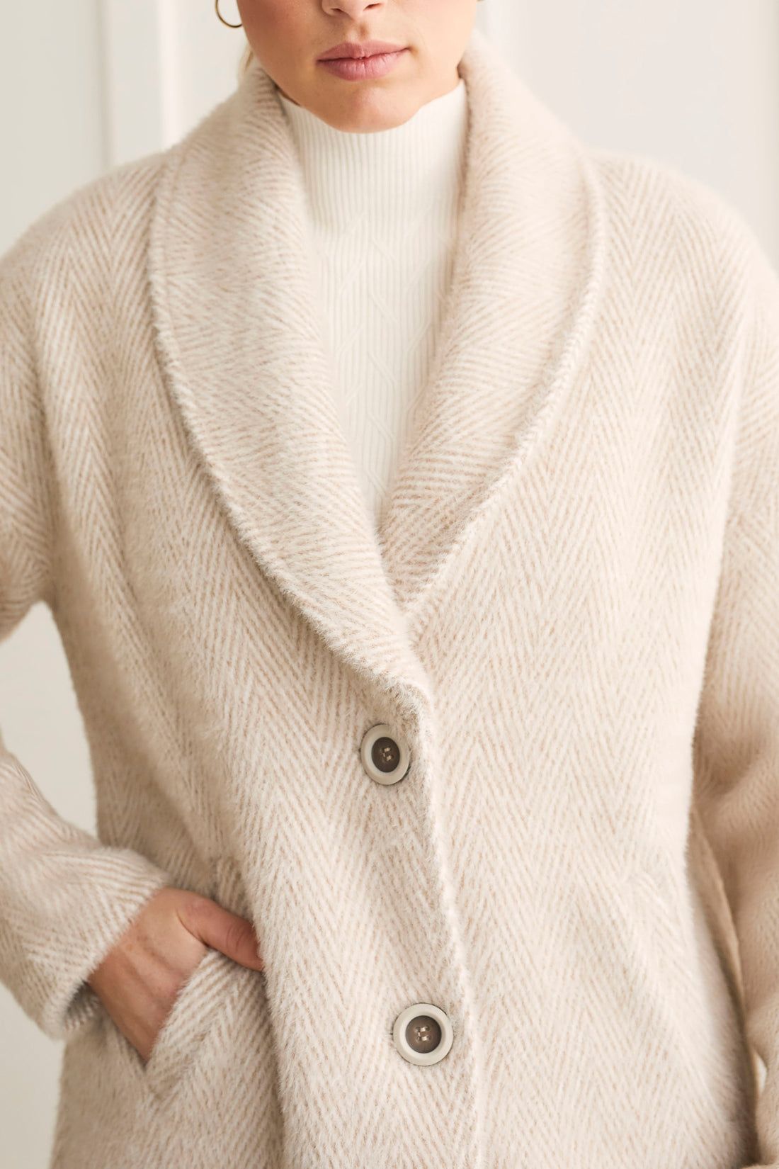 Tribal Lucy Shawl Collar Coat - Nomad sold by Boutique with Grace product image thumbnail 4