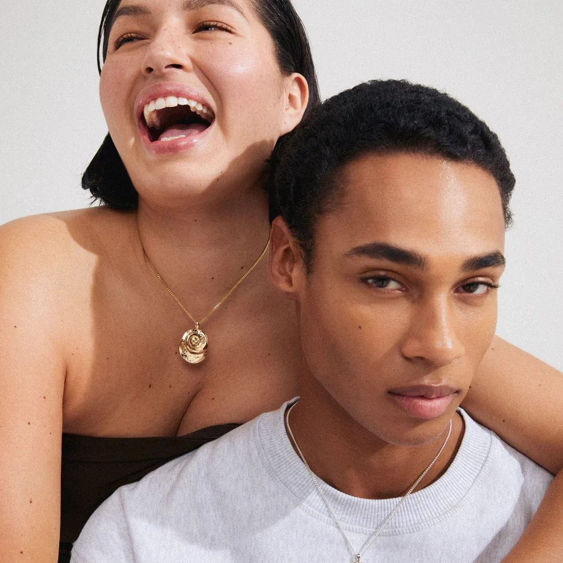 Pilgrim Sea Recycled Necklace - Gold sold by Boutique with Grace product image thumbnail 3