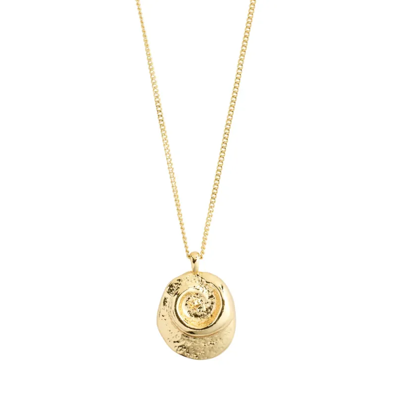 Pilgrim Sea Recycled Necklace - Gold sold by Boutique with Grace