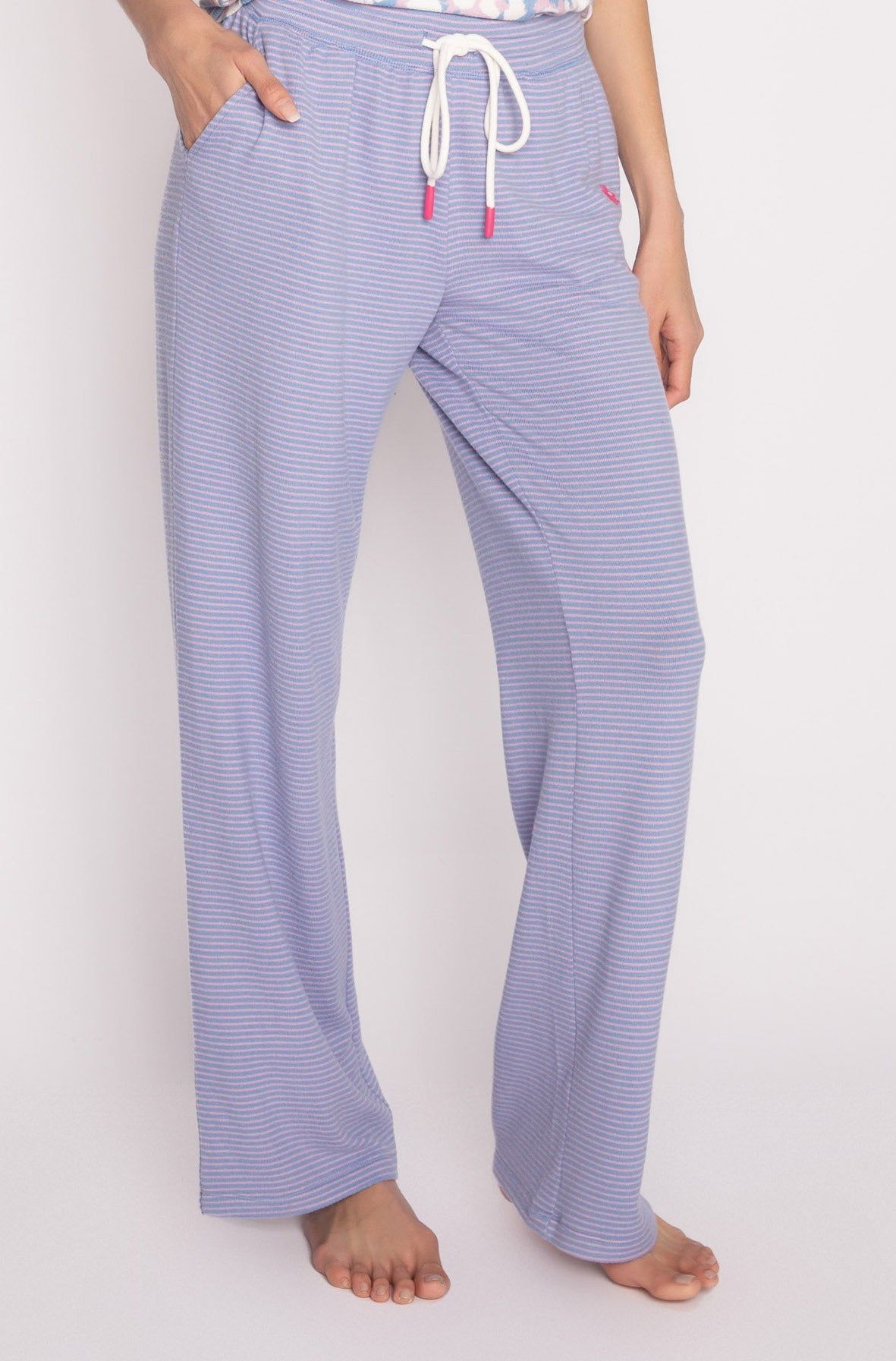 PJ Salvage Leopard Is My Happy Lounge Set - Glacier Blue sold by Boutique with Grace product image thumbnail 2