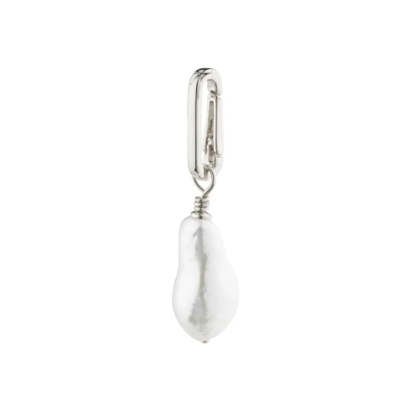 Pilgrim Charm Freshwater Pearl Pendant - Silver sold by Boutique with Grace