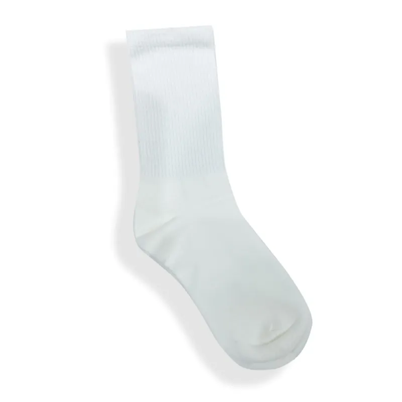 Lyla & Luxe Basic Ribbed Socks - White sold by Boutique with Grace