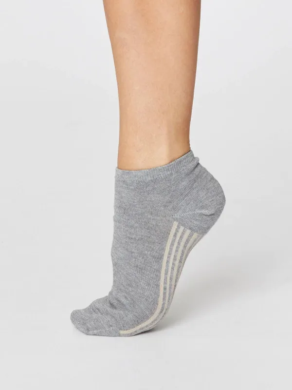 Thought Solid Jane Socks - Grey Marle sold by Boutique with Grace