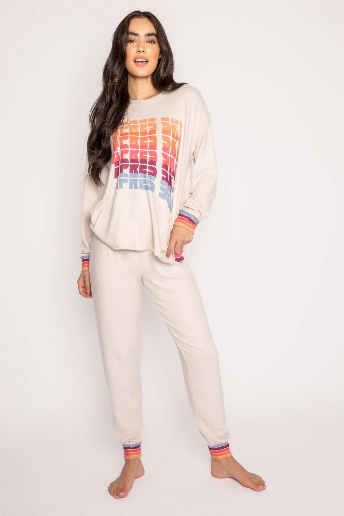 PJ Salvage Retro Rockies Lounge Set - Oatmeal sold by Boutique with Grace product image thumbnail 3