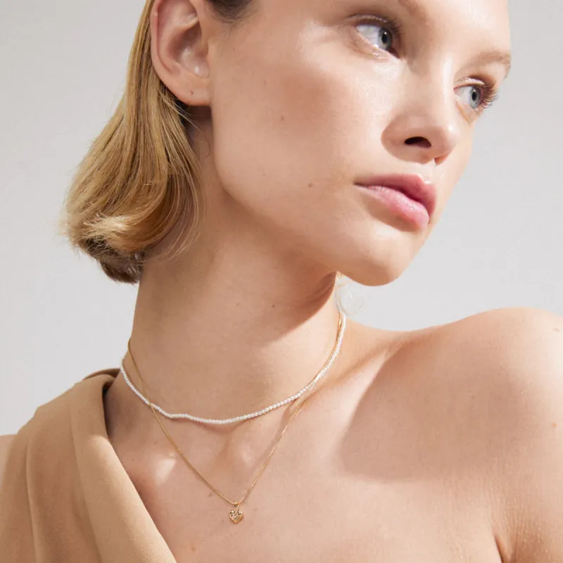 Pilgrim Arlet 2 in 1 Necklace - Gold sold by Boutique with Grace