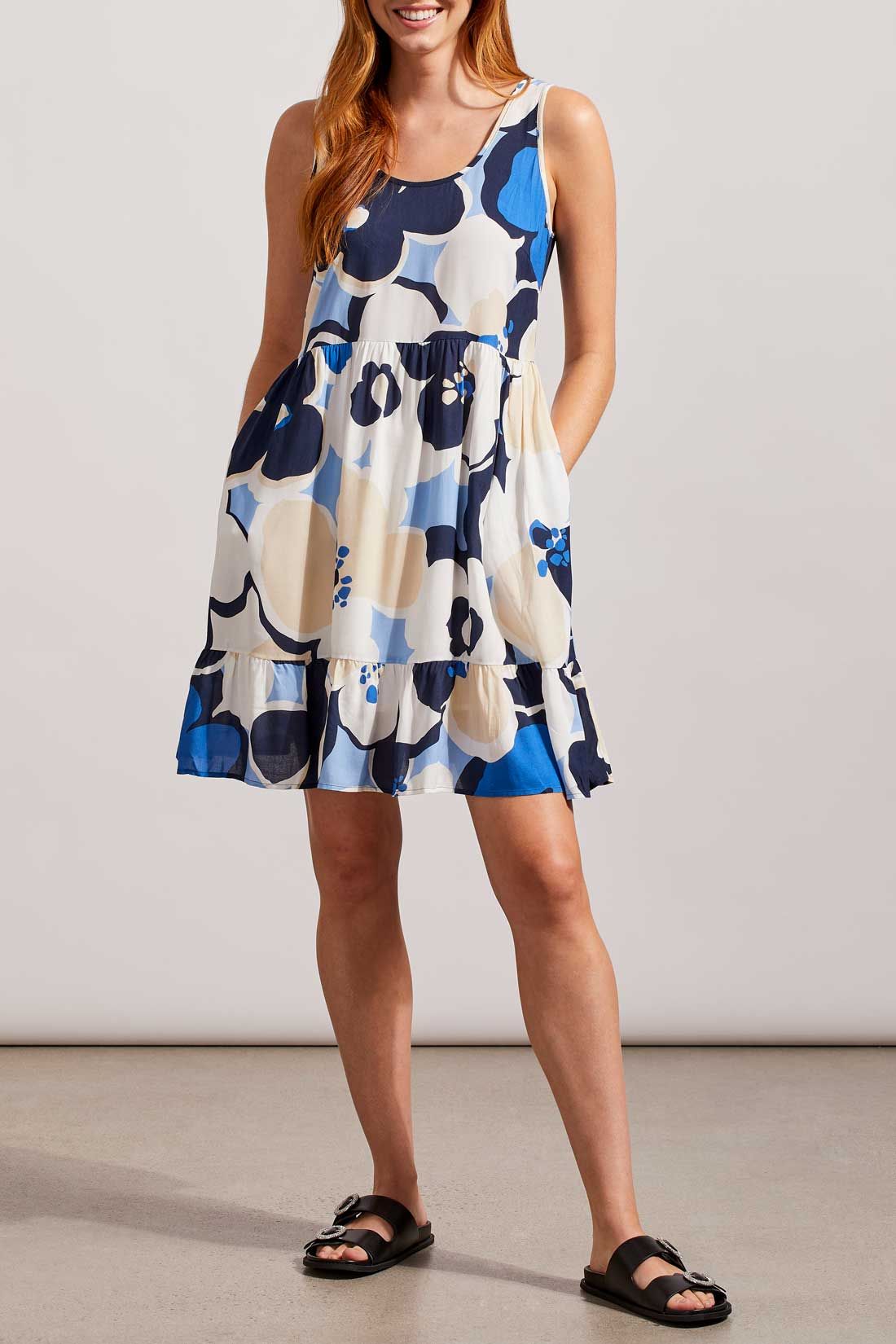 Tribal Blair Dress - Picasso Blue sold by Boutique with Grace product image thumbnail 2