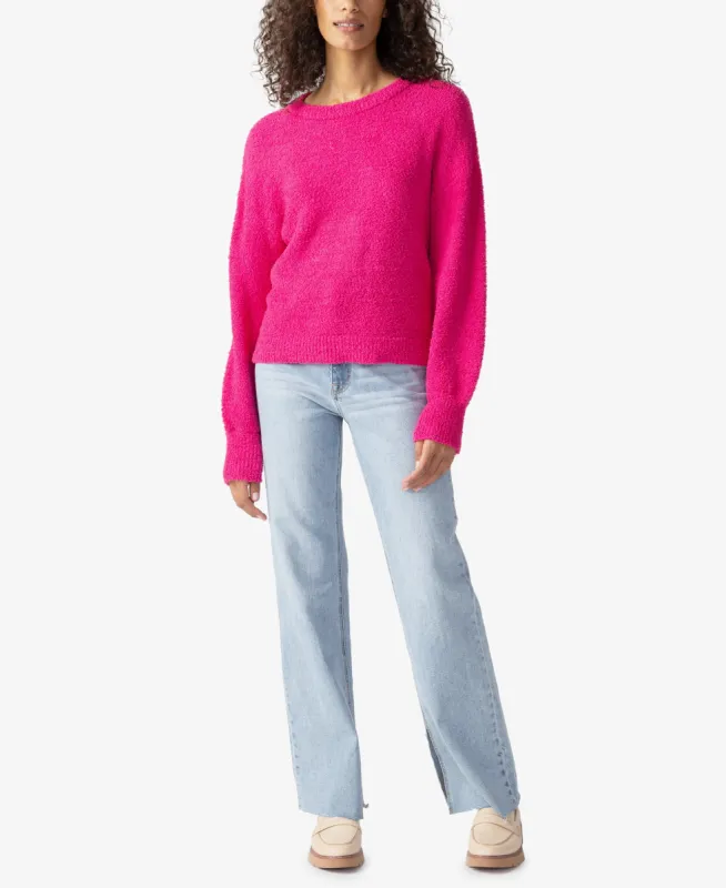 Sanctuary Plush Volume Sleeve Sweater - Power Pink sold by Boutique with Grace