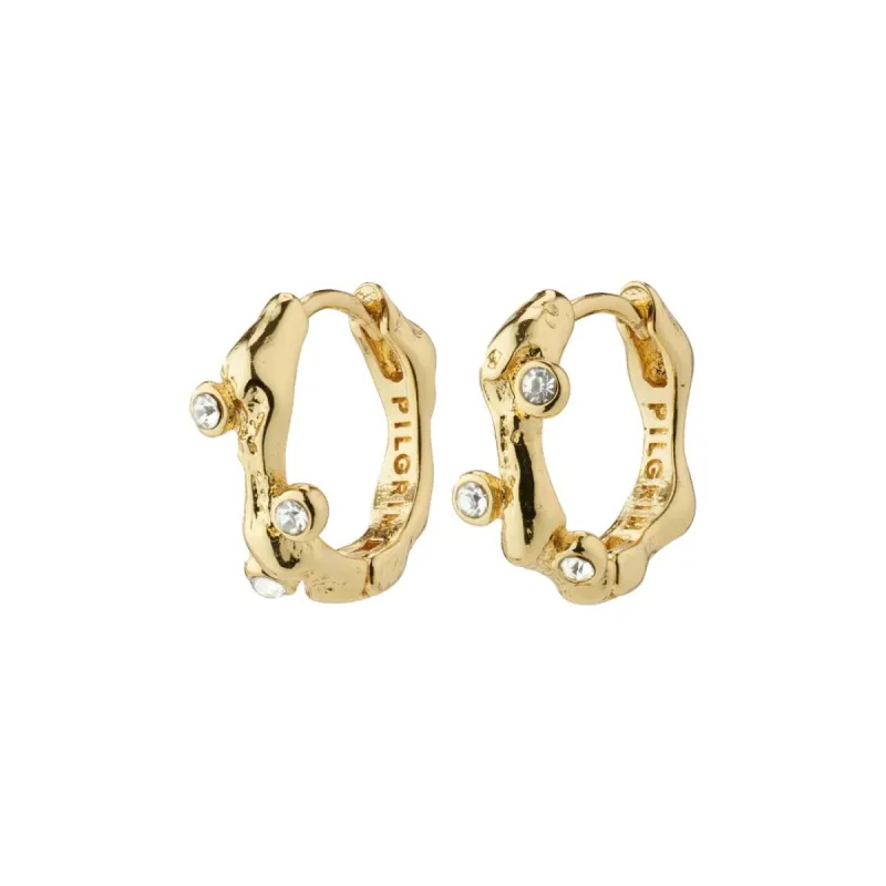 Pilgrim Urszula Hoops - Gold sold by Boutique with Grace