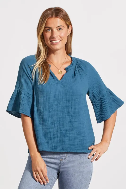 Tribal Kenzy Blouse - Oceanside sold by Boutique with Grace