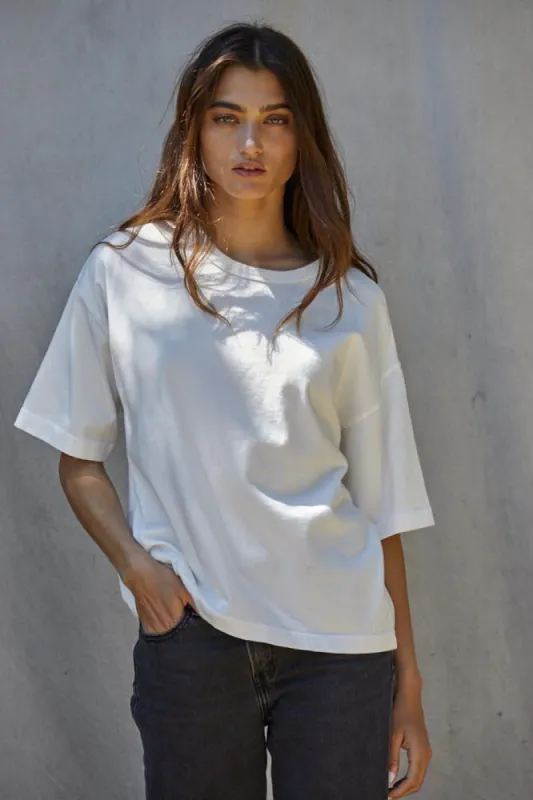 By Together Lay Aside Tee - Off White sold by Boutique with Grace
