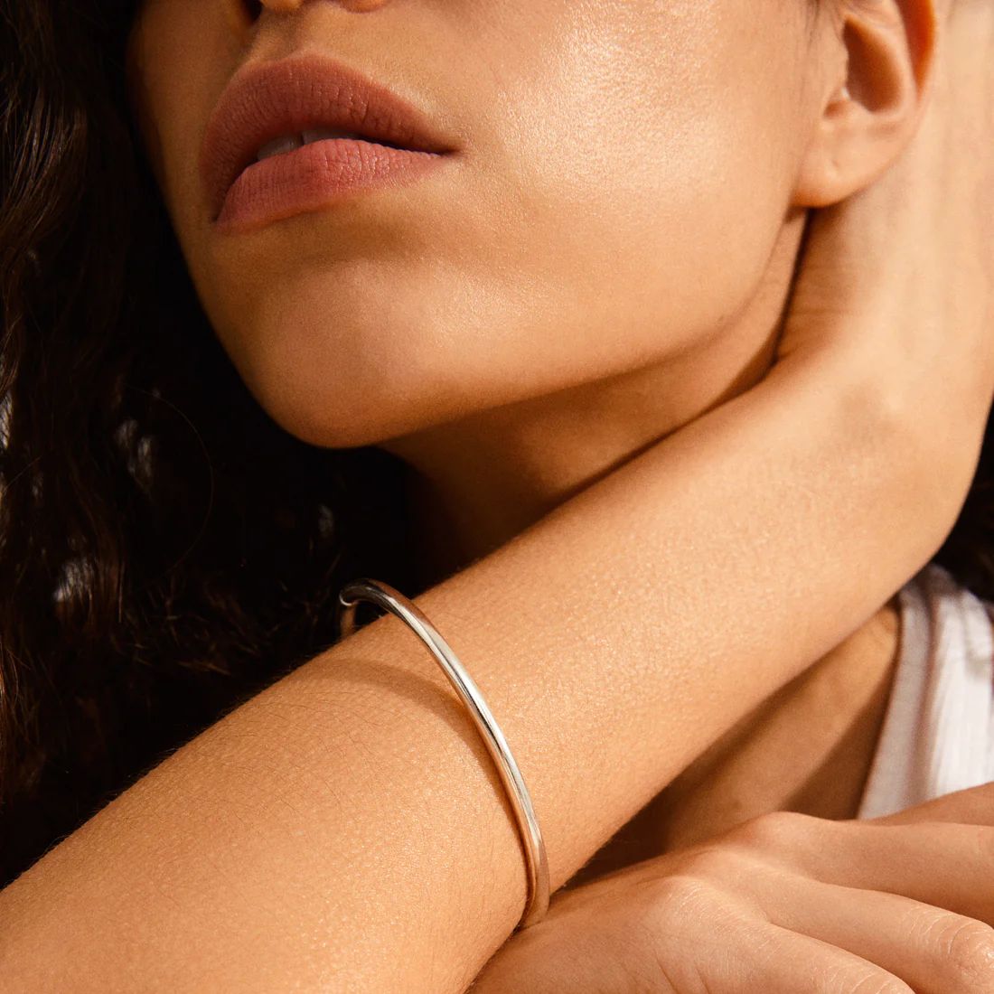 Pilgrim Sophia Bangle - Silver sold by Boutique with Grace