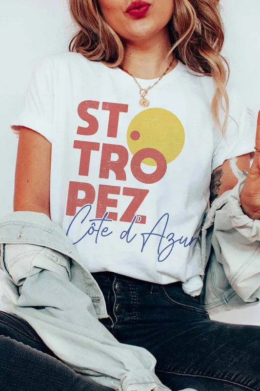 WKNDER Graphic Tee - St. Tropez sold by Boutique with Grace
