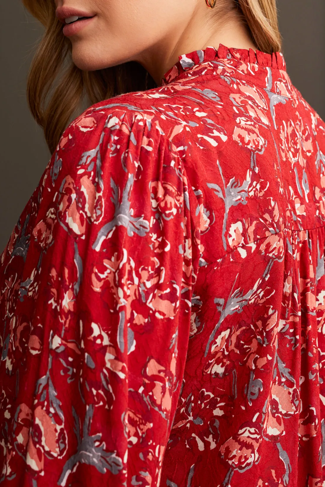 Tribal Emely Blouse - Scarlet sold by Boutique with Grace product image thumbnail 4