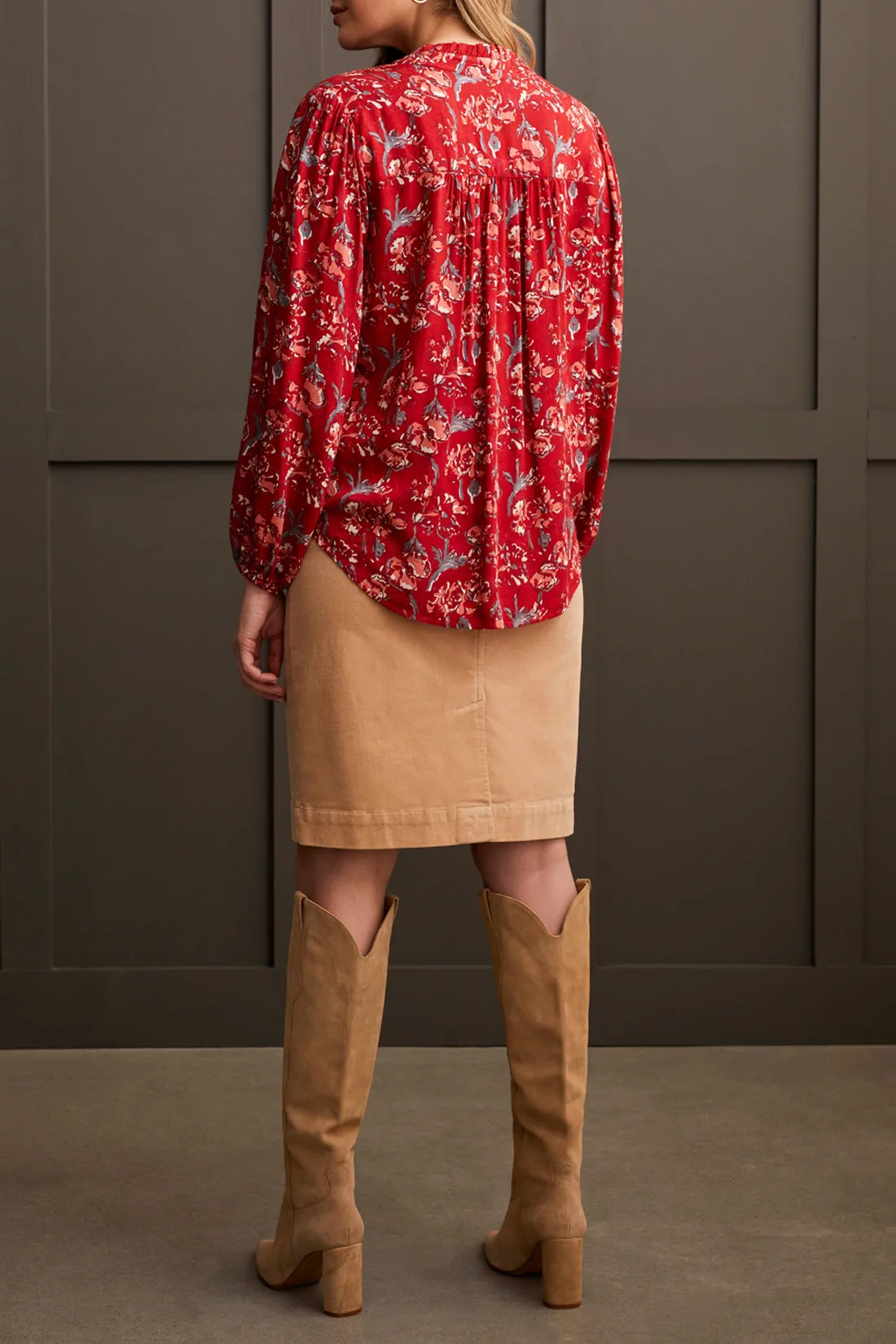 Tribal Emely Blouse - Scarlet sold by Boutique with Grace product image thumbnail 2