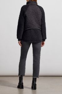 Tribal Quilted Sherpa Jacket - Black sold by Boutique with Grace