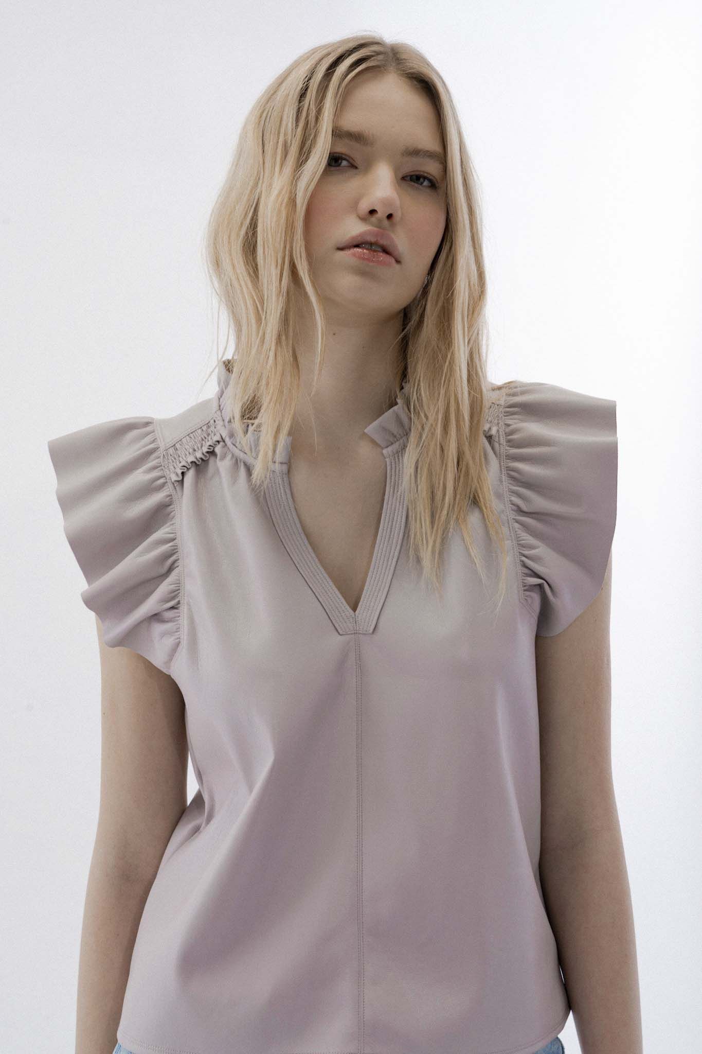 Melissa Nepton Kamilla Top - Mauve sold by Boutique with Grace