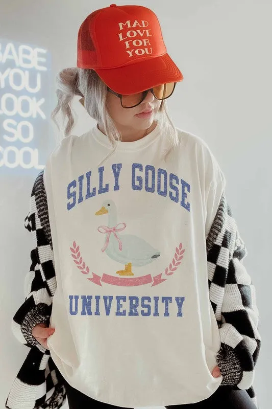 WKNDER Silly Goose University Graphic Tee sold by Boutique with Grace