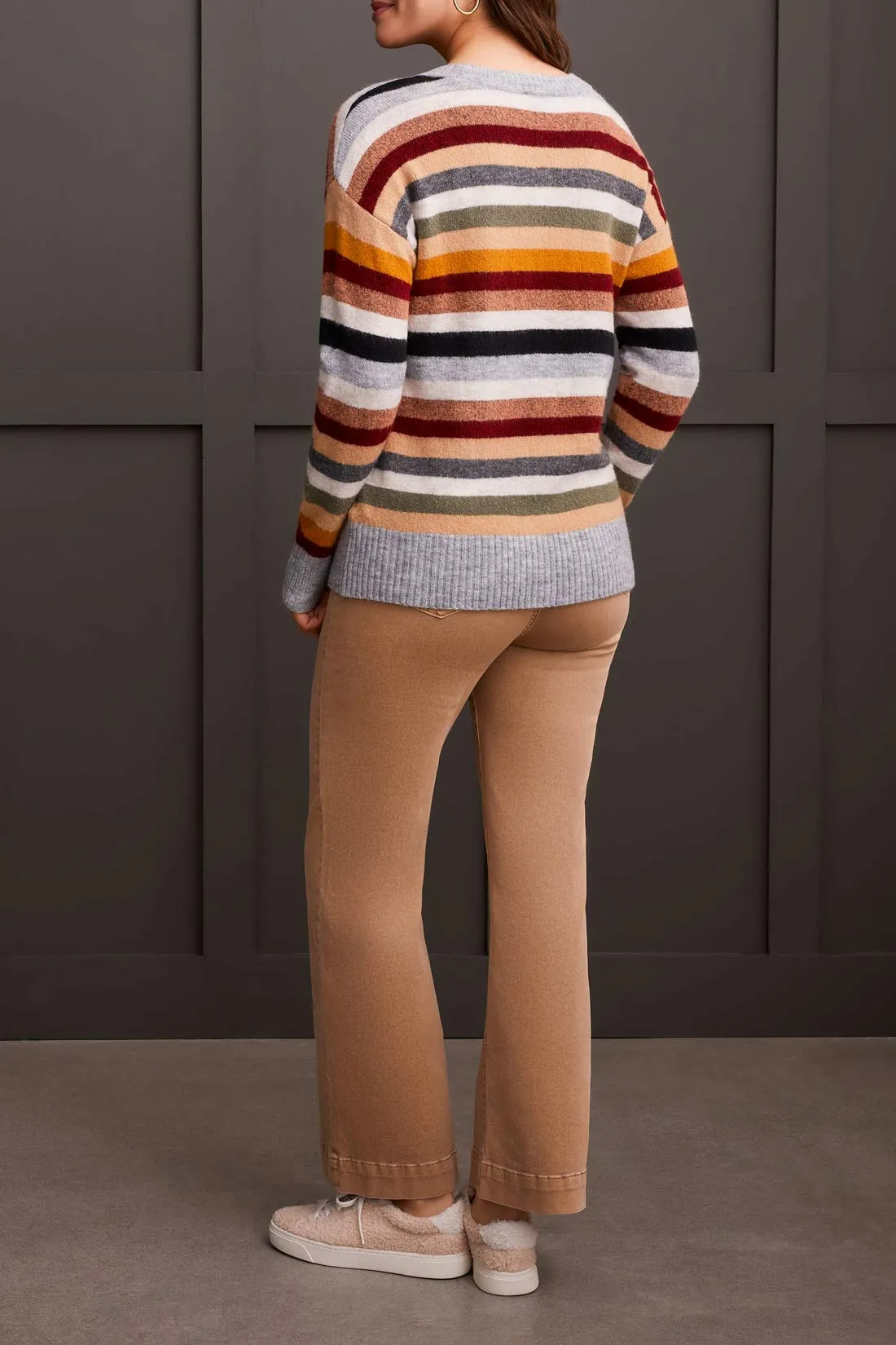 Tribal Hunter Stripe Sweater - Bordeaux sold by Boutique with Grace product image thumbnail 4