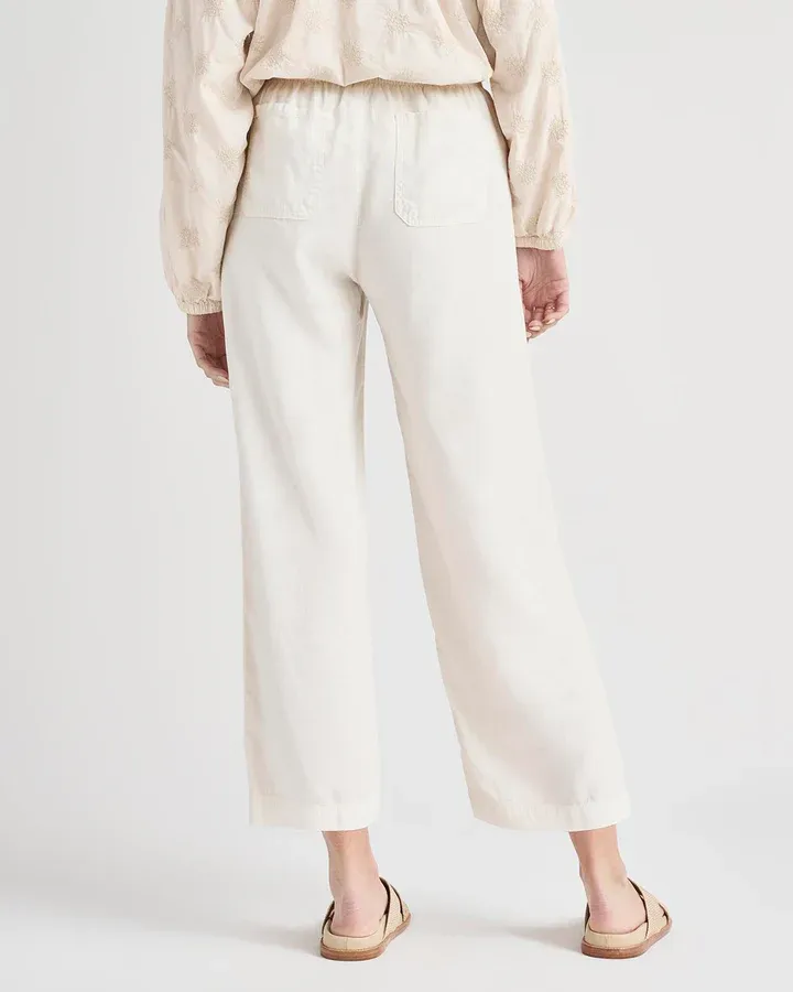 Splendid Angie Wide Leg Crop - White Sand sold by Boutique with Grace product image thumbnail 4