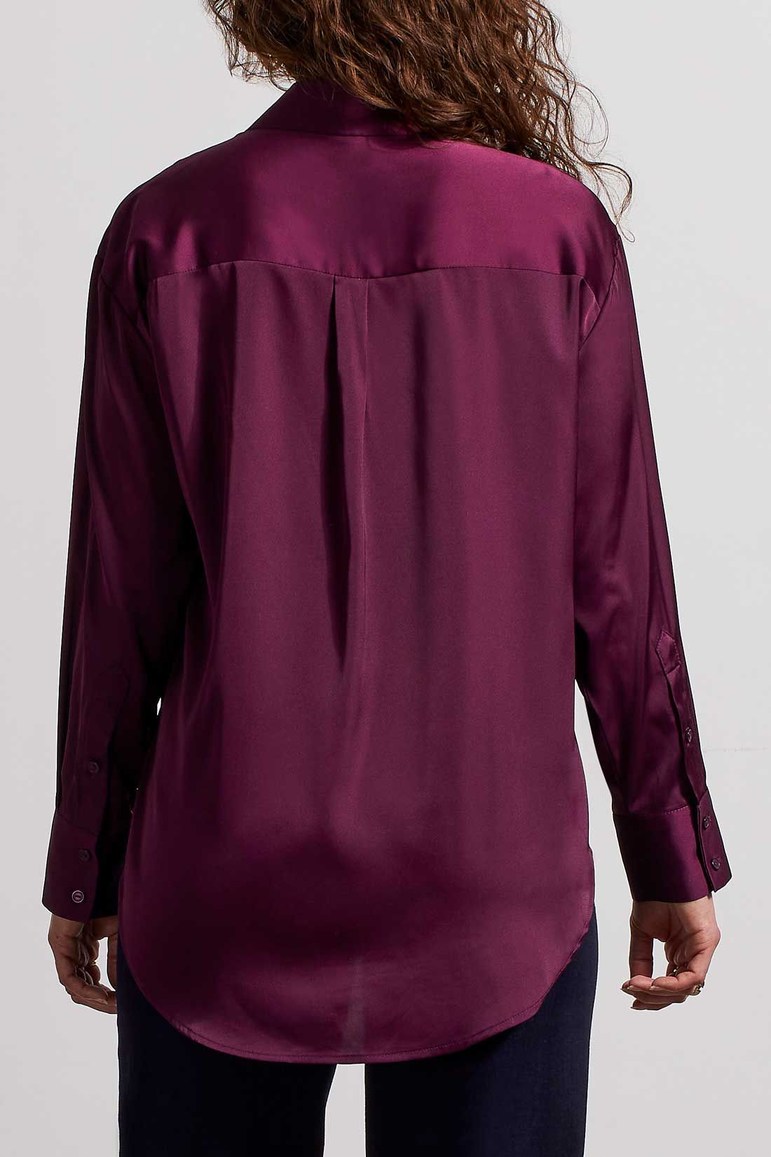 Tribal Clare Drop Shoulder Shirt - Black Orchid sold by Boutique with Grace product image thumbnail 3