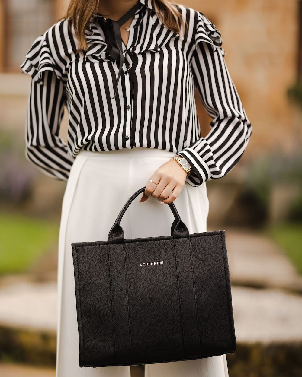 Louenhide Manhattan Tote Bag - Black sold by Boutique with Grace product image thumbnail 3