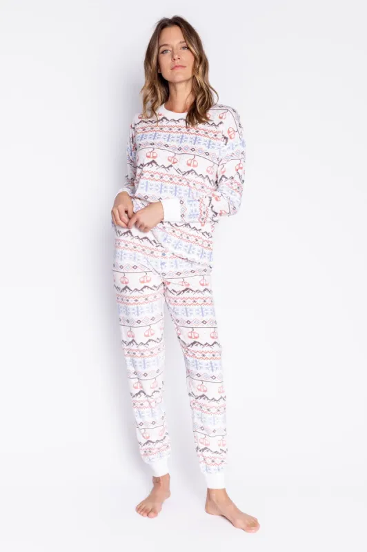 PJ Salvage Stay Lifted Fairisle PJ Set - Ivory sold by Boutique with Grace