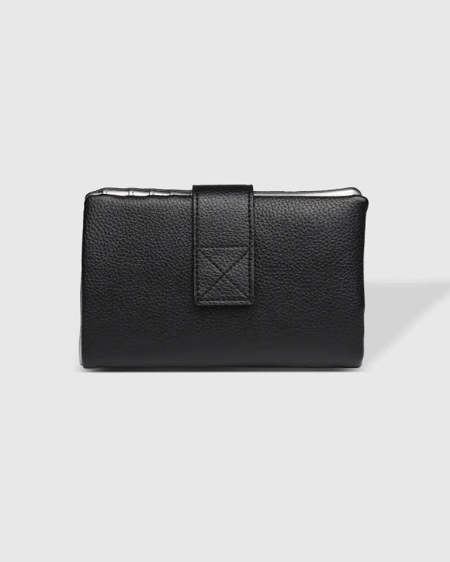 Louenhide Bailey Wallet - Black Metallic sold by Boutique with Grace