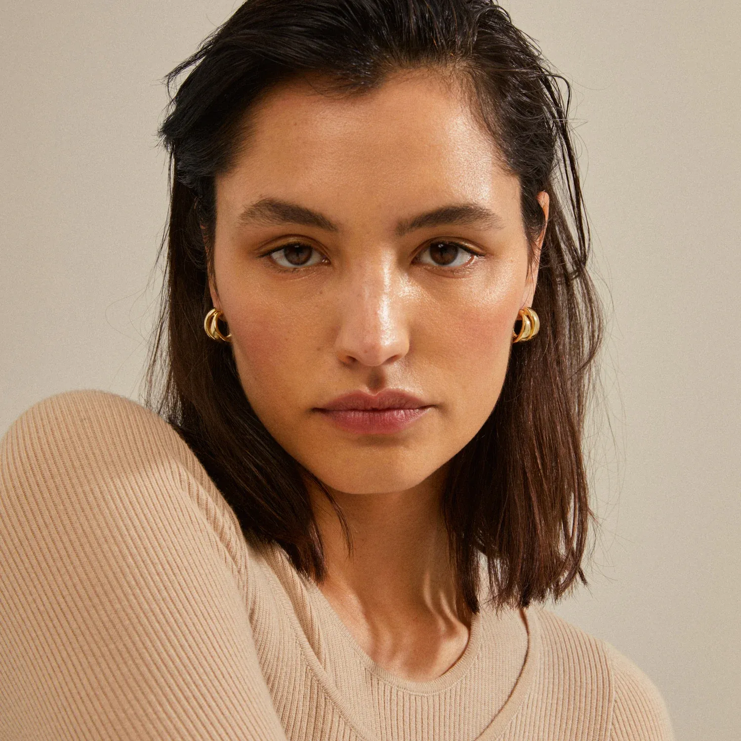 Pilgrim Orit Recycled Earrings - Gold sold by Boutique with Grace