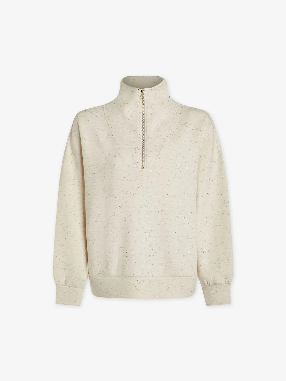 Varley Hawley Half Zip - Ivory Marl Fleck sold by Boutique with Grace product image thumbnail 5