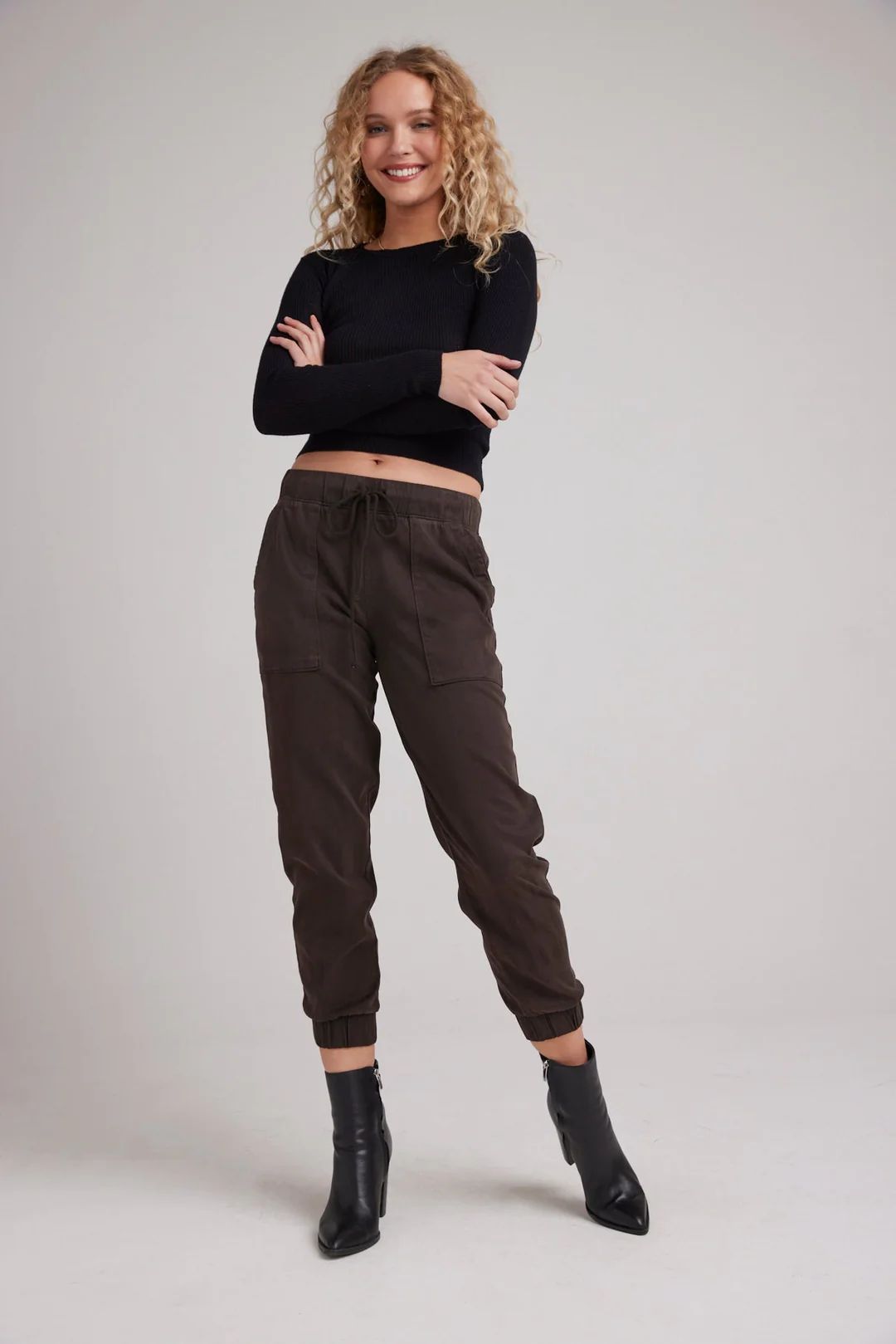 Bella Dahl Pocket Jogger - Quartz Brown sold by Boutique with Grace