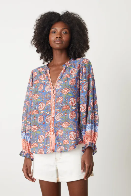 Velvet Marcella Blouse - Multi sold by Boutique with Grace