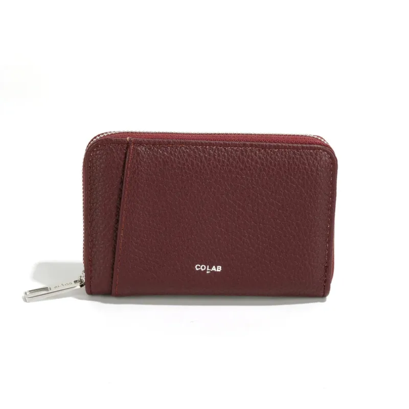 co-lab Leo Love Zip Wallet - Burgundy sold by Boutique with Grace