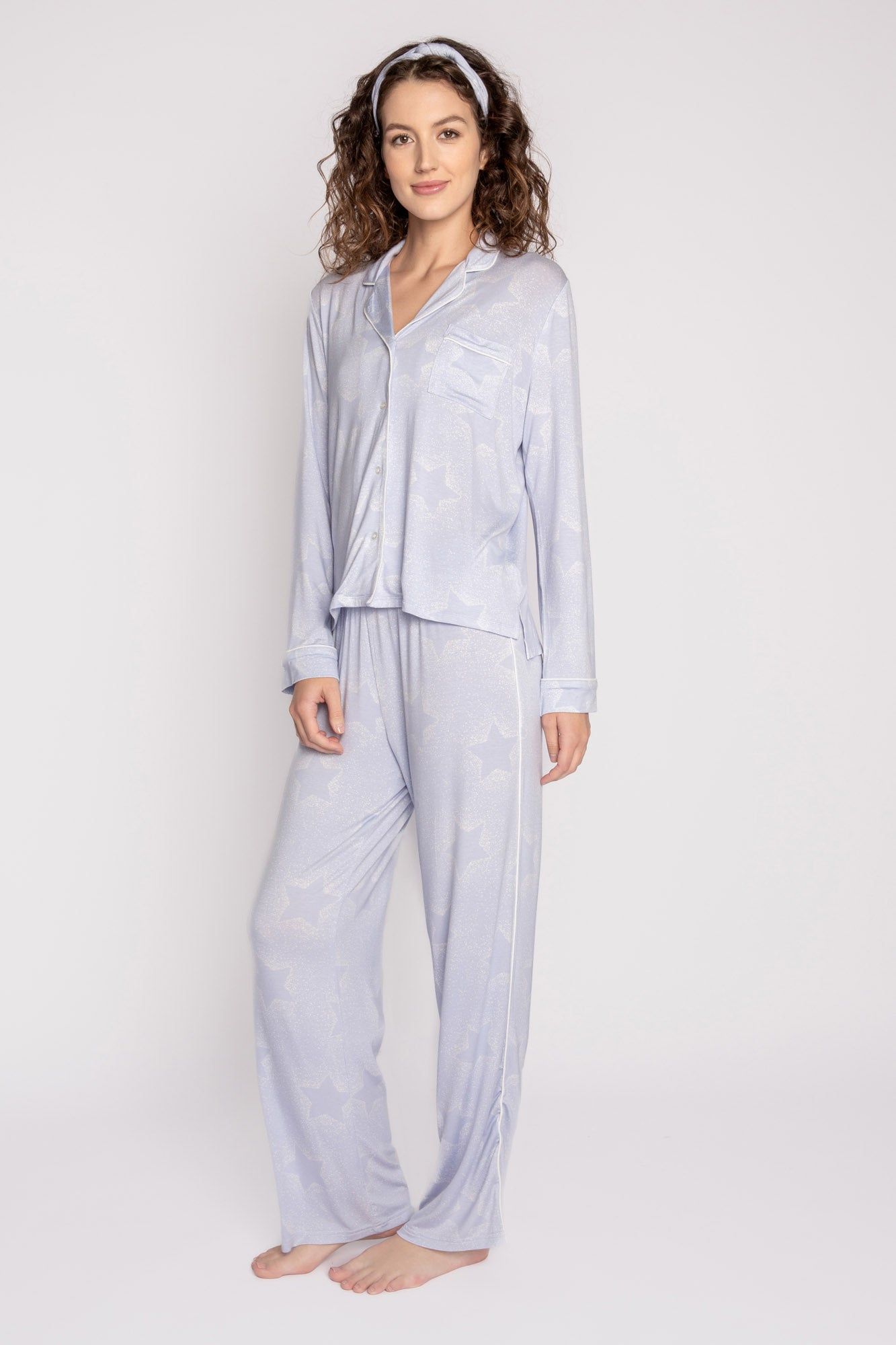 PJ Salvage Twinkle Star PJ Set - Blue Mist sold by Boutique with Grace product image thumbnail 2