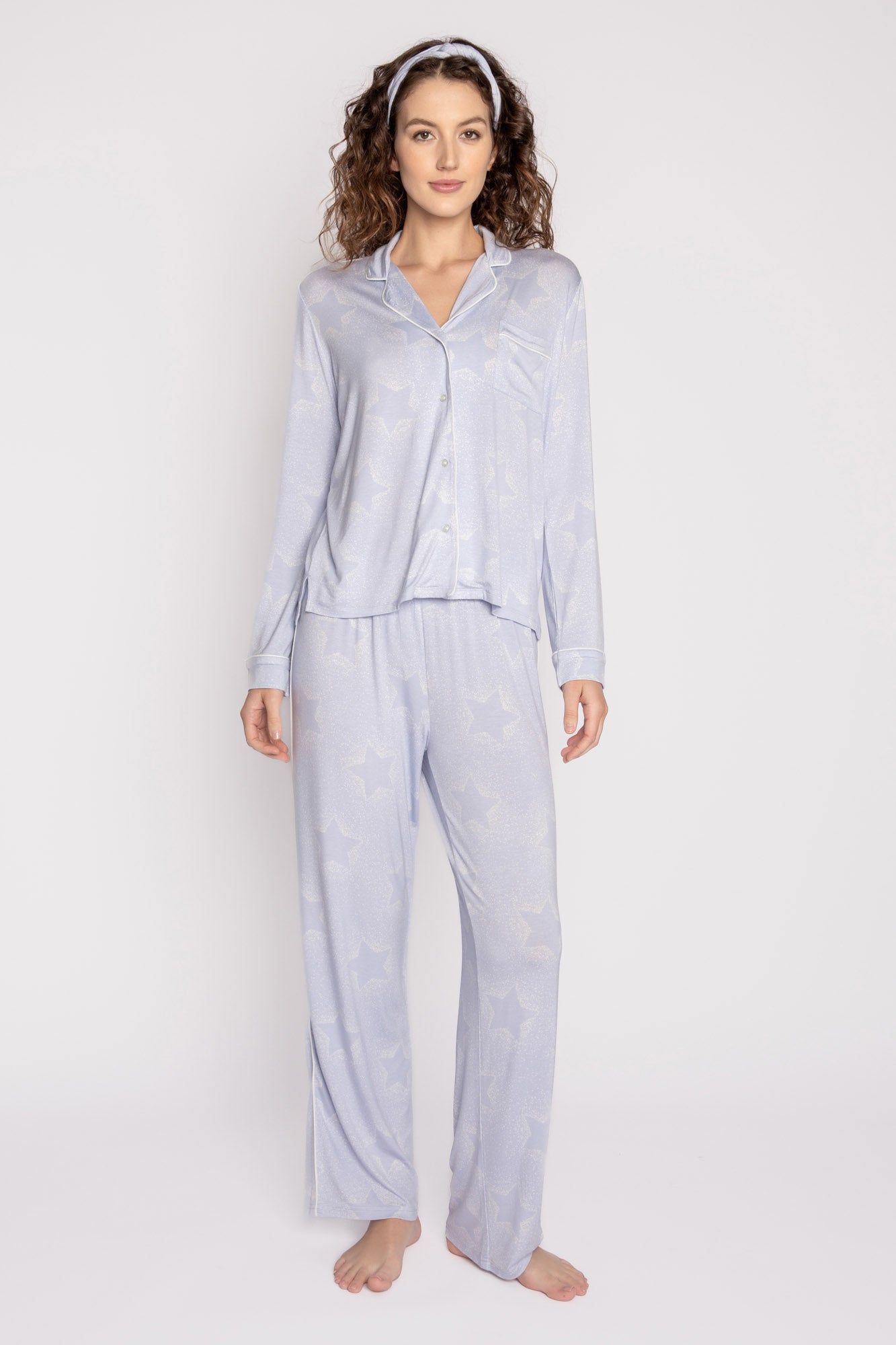 PJ Salvage Twinkle Star PJ Set - Blue Mist sold by Boutique with Grace product image thumbnail 3