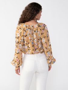 Sanctuary Volume Sleeve Popover - Cafe Floral sold by Boutique with Grace