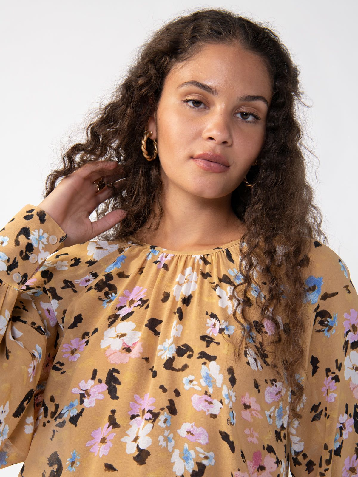 Sanctuary Volume Sleeve Popover - Cafe Floral sold by Boutique with Grace product image thumbnail 3