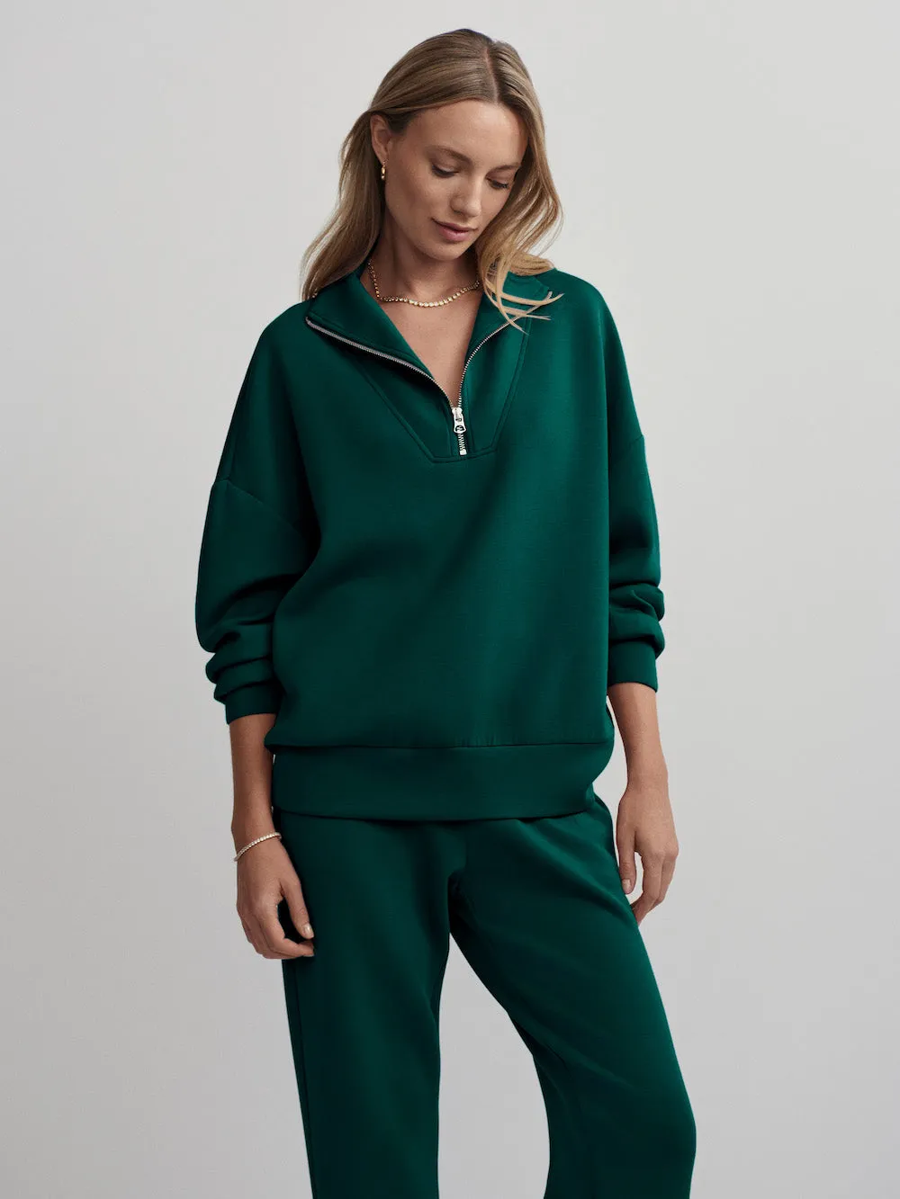 Varley Hawley Half Zip - Forest sold by Boutique with Grace product image thumbnail 2