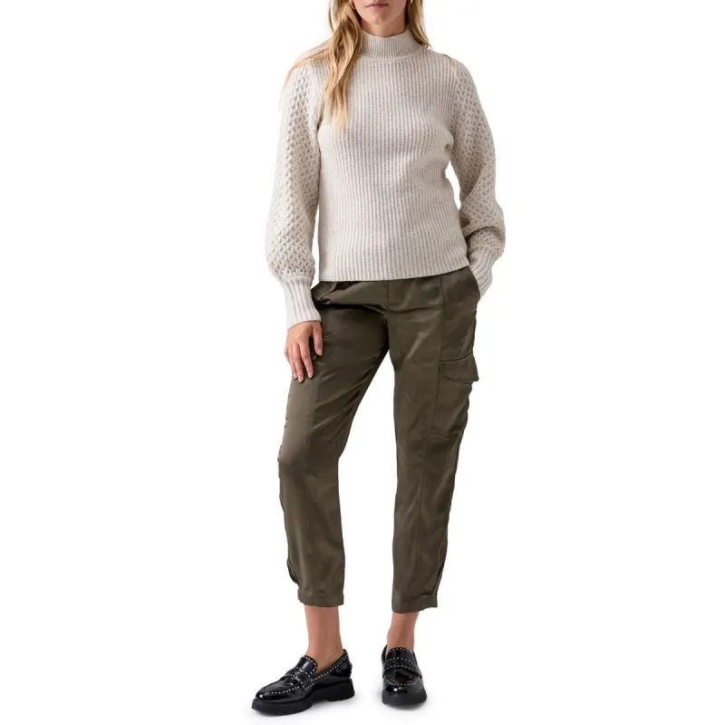 Sanctuary Honeycomb Sleeve Sweater - Marshmallow sold by Boutique with Grace