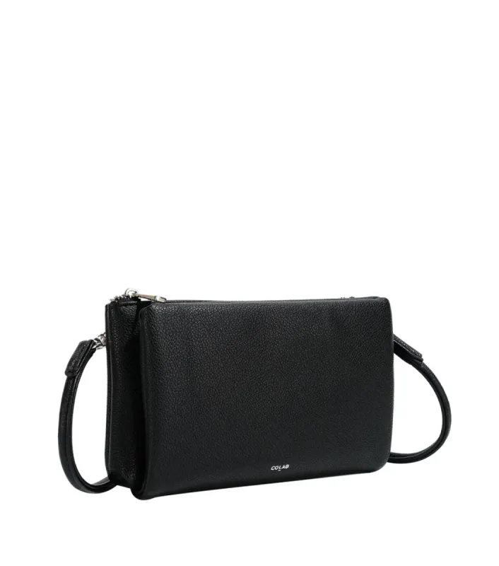 co-lab Lala Organizer Crossbody - Black sold by Boutique with Grace
