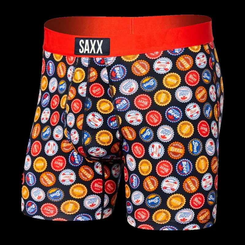 Saxx Ultra Super Soft Boxer Brief Fly - Beers of the World sold by Boutique with Grace