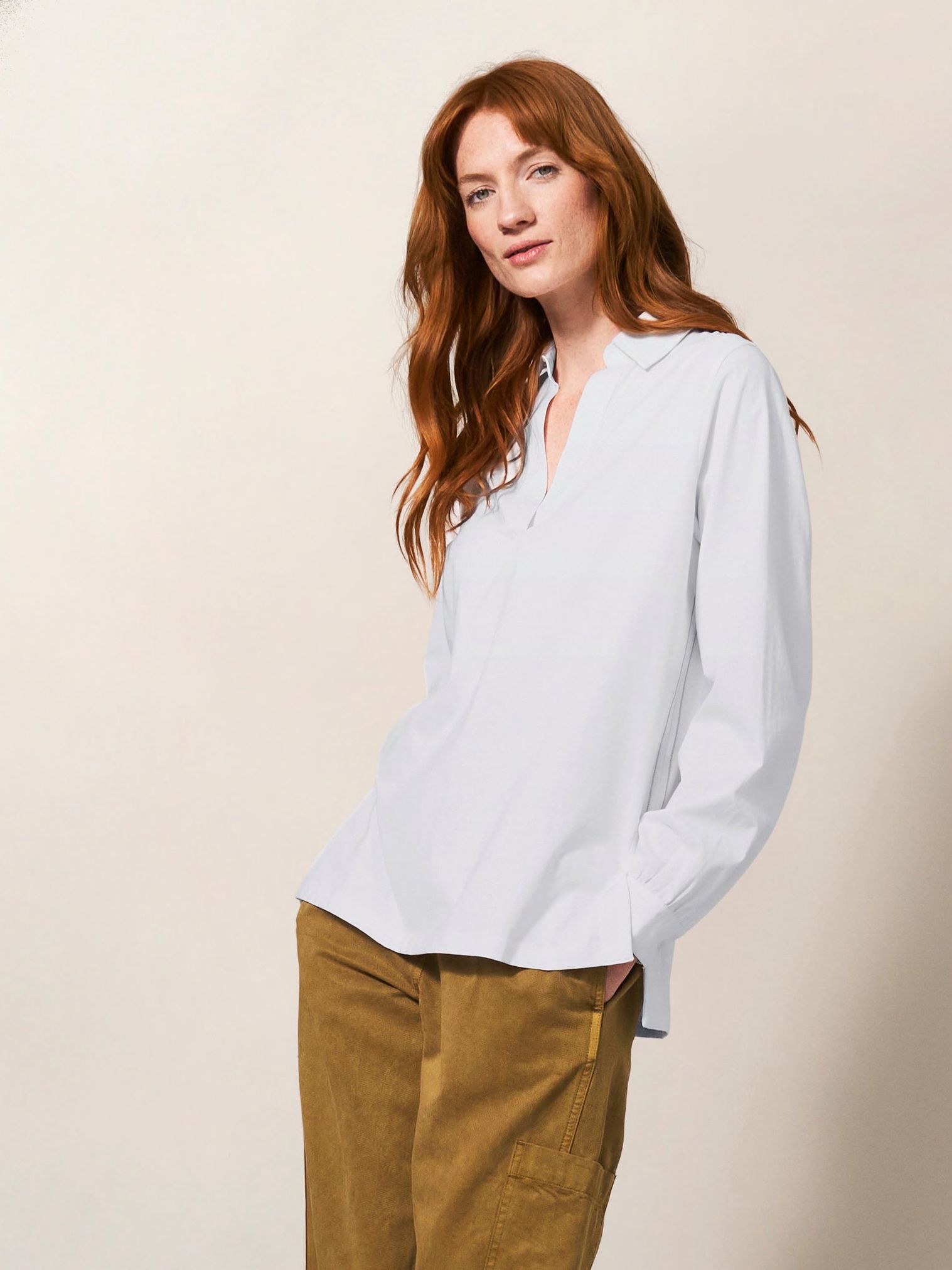 White Stuff Fran Shirt - Brilliant White sold by Boutique with Grace