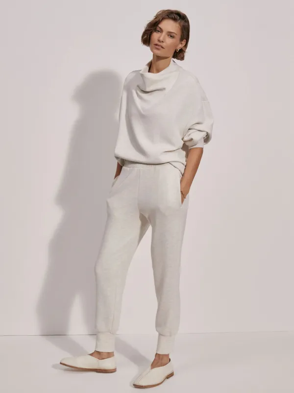 Varley Slim Cuff Pant 27.5" - Ivory Marl sold by Boutique with Grace