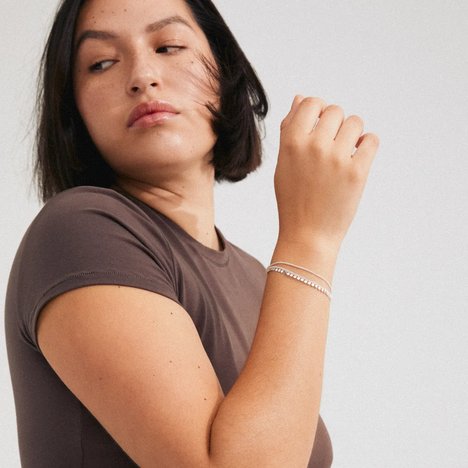 Pilgrim Bloom Recycled Bracelet - Silver sold by Boutique with Grace product image thumbnail 2